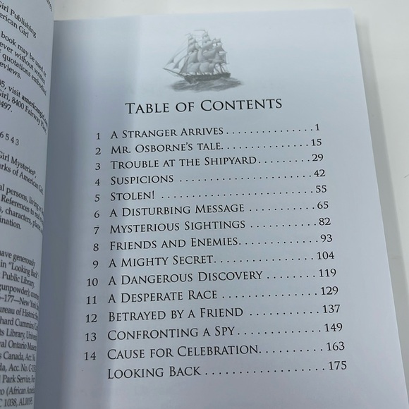 3/$15 AMERICAN GIRL: Traitor in the Shipyard - A Caroline Mystery - Picture 6 of 7